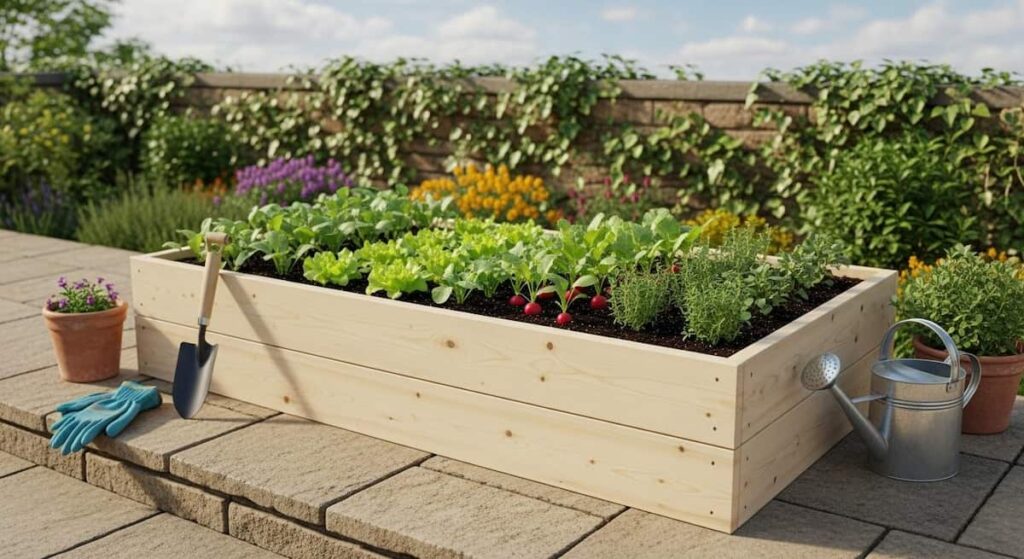 potager en bac surélevé